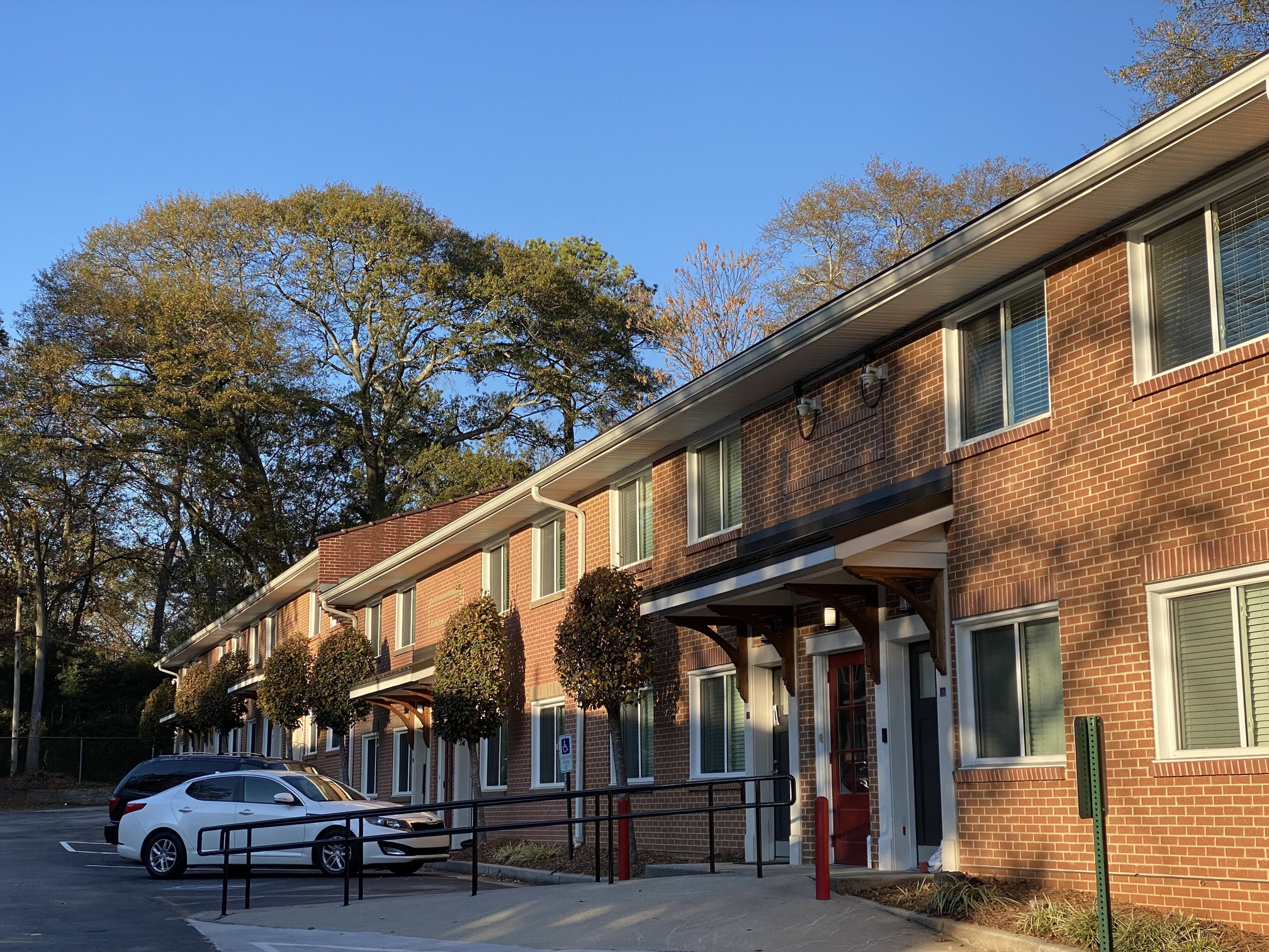 These are the public housing units owned by the Housing Authority of the City of Atlanta at Westminster and Piedmont.